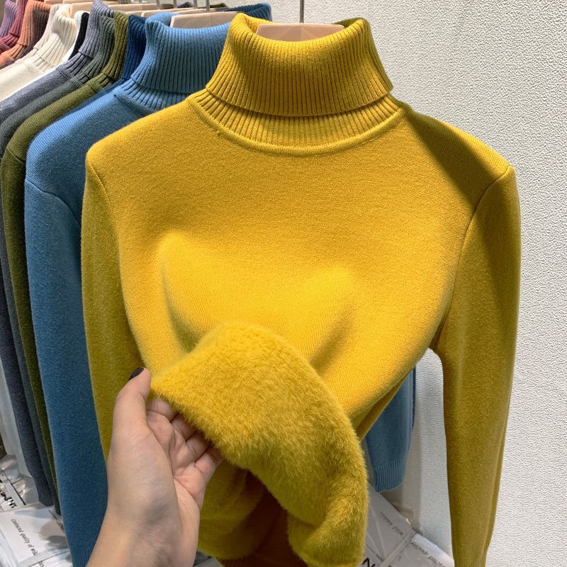 Sweater Peluciado Térmica Gola Alta - Blummer Store